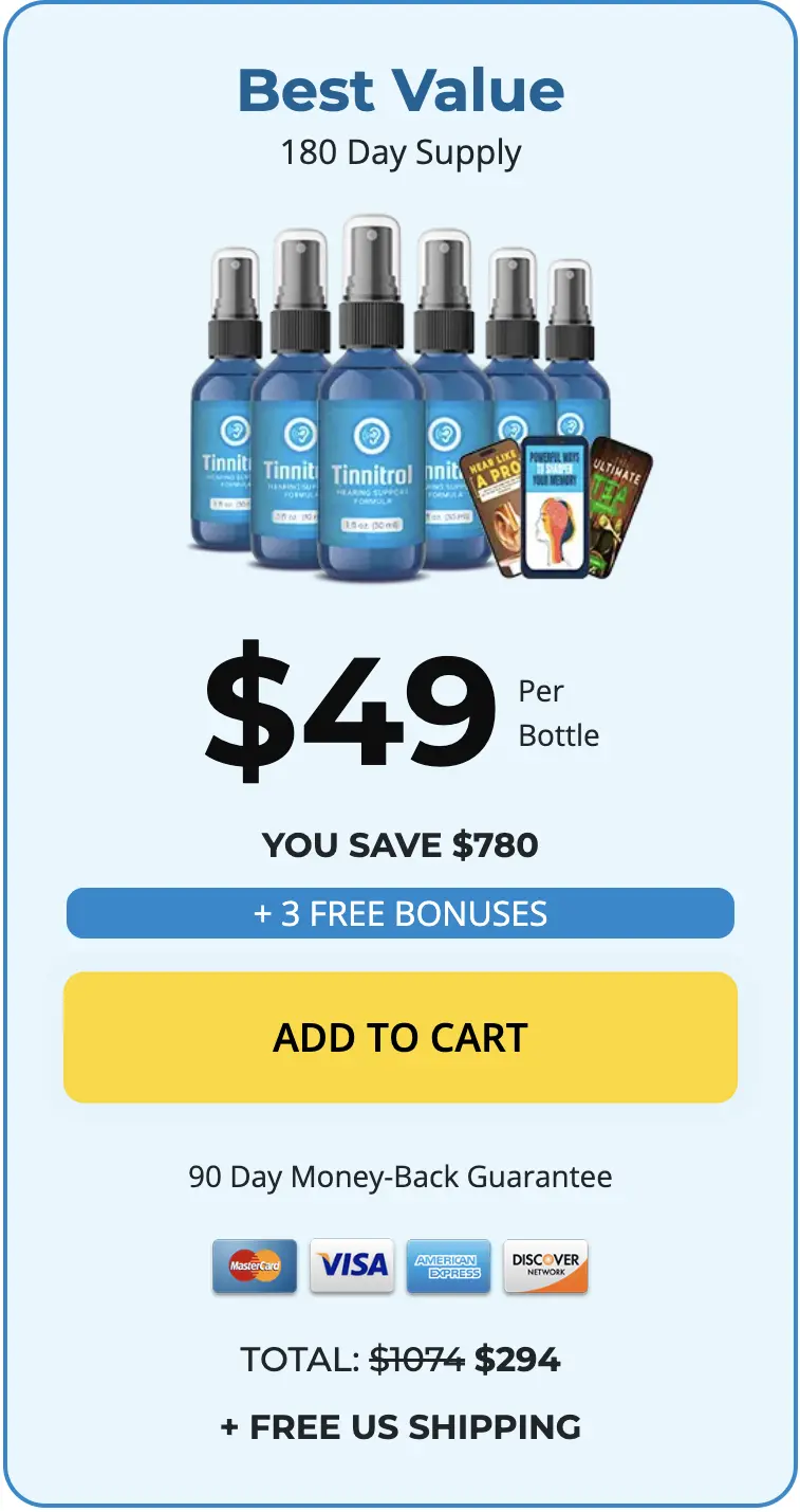 tinnitrol 6 bottles